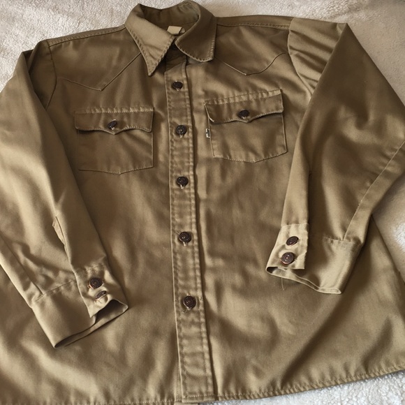 levis khaki shirt